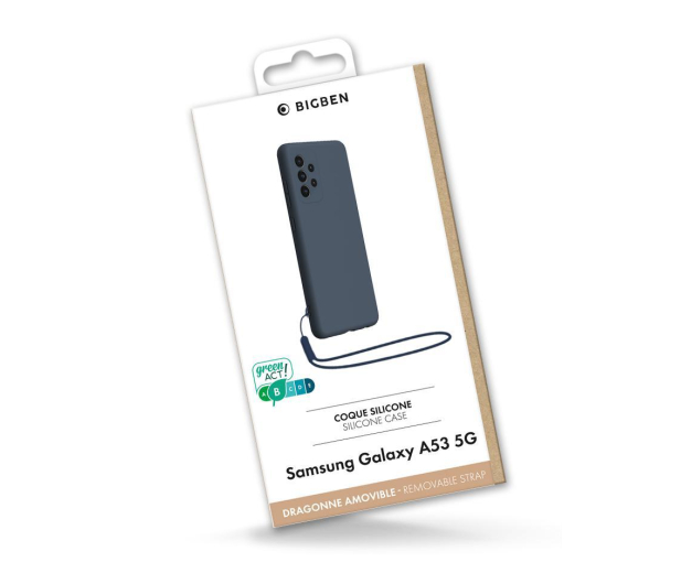 BigBen Silicone Case do Samsung Galaxy A53 niebieski - 1055844 - zdjęcie